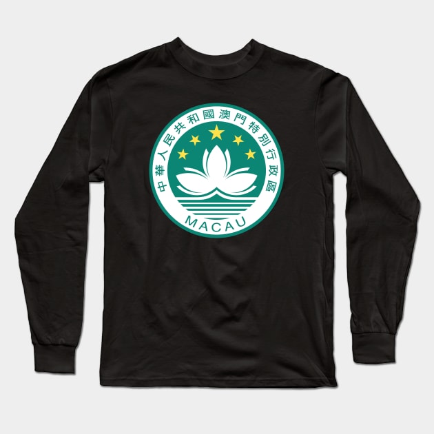 Macau Long Sleeve T-Shirt by Wickedcartoons